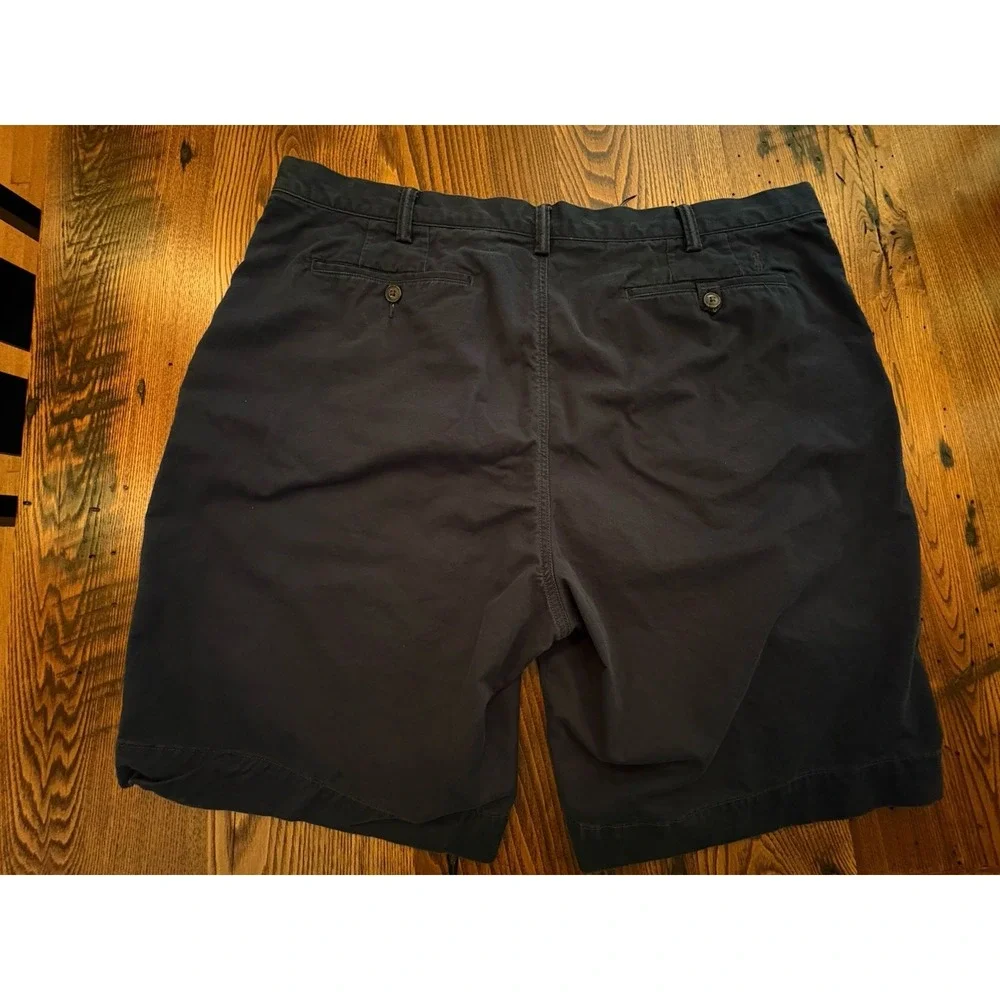 Polo Ralph Lauren Mens Classic Fit Stretch Chino Shorts Navy Size 40 Preppy